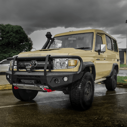 Rockarmor Gt Steel Hoop Bullbar Combo Pack - Toyota Landcruiser 76,78,79 2007-2023 (Full Bar Replacement)