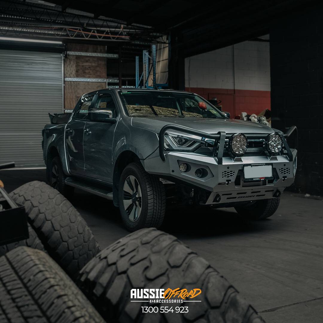 Rockarmor Gt Hoop Steel Bullbar - Isuzu Dmax 08/2020-2024 PFL (Full Bar Replacement)