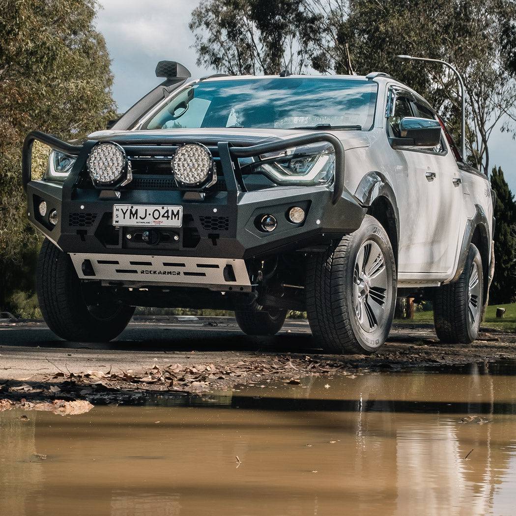 Rockarmor Rock Pack — Isuzu Dmax 08/2020-2024 PFL | GT Hoop Bullbar + Rock Sliders