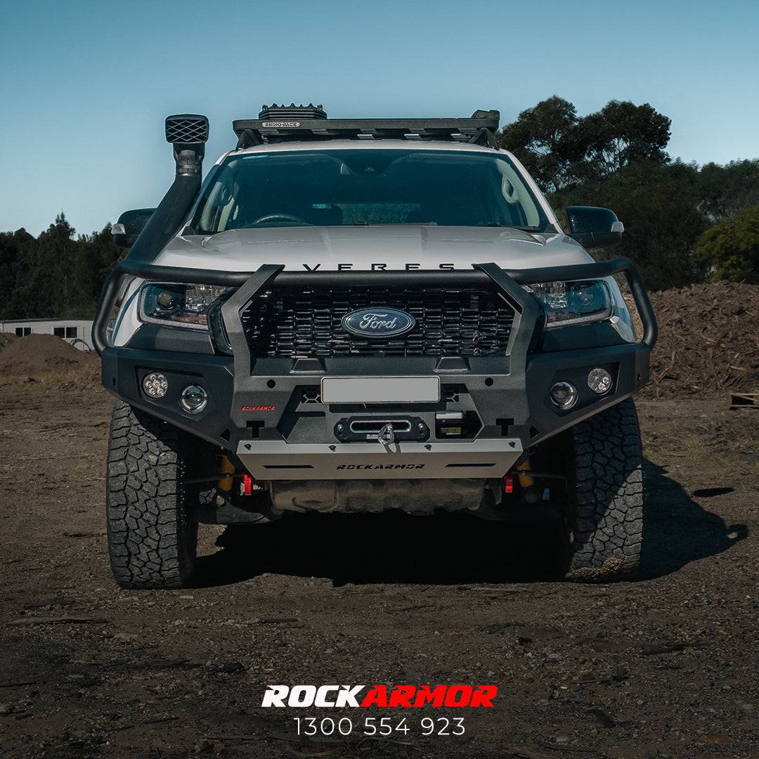 Rockarmor Rock Pack — Ford Everest (Px 2 & Px 3) | GT Hoop Bullbar + Rock Sliders