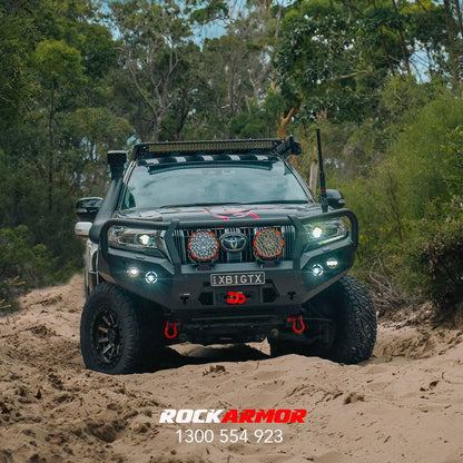 Rockarmor Gt Hoop Steel Bullbar - Toyota Prado 150 Series 11/2017+ (Full Bar Replacement)