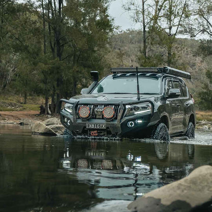 Rockarmor Rock Pack — Toyota Prado 150 Series 11/2017+ | GT Hoop Bullbar + Rock Sliders