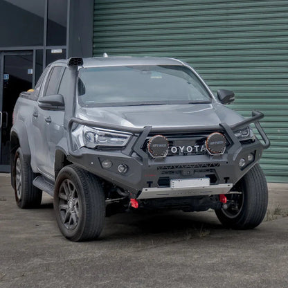 Rockarmor Gt Hoop Bullbar Combo Pack - Toyota Hilux Widebody 2022 + - Winch Bar Combo