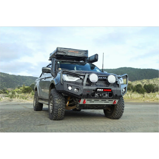 Rockarmor Gt Hoop Steel Bullbar Combo - Isuzu Dmax 08/2020-2024 PFL (Full Bar Replacement) - Winch Bar