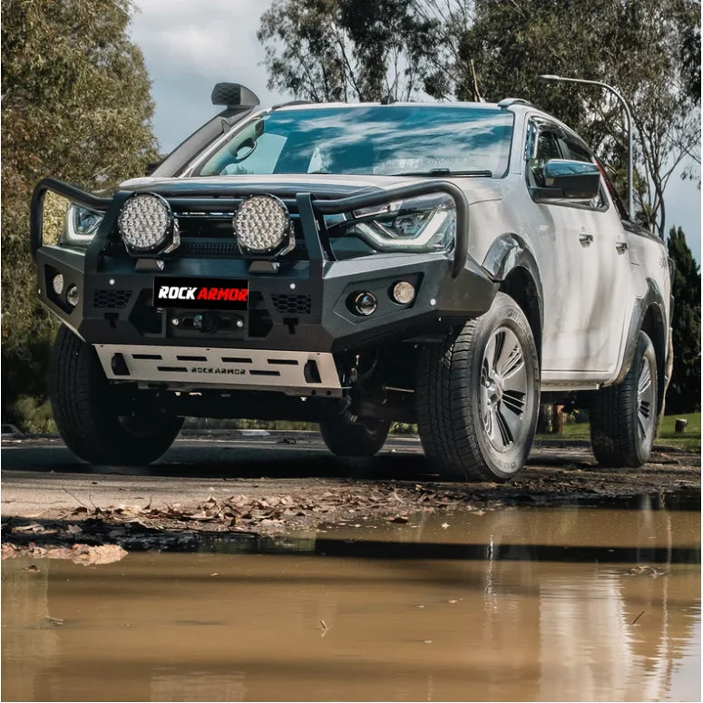 Rockarmor Gt Hoop Steel Bullbar - Isuzu Dmax 08/2020-2024 PFL (Full Bar Replacement) - Winch Bar