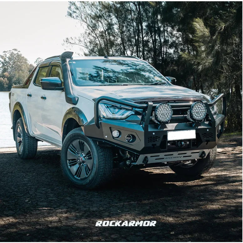 Rockarmor Gt Hoop Steel Bullbar - Isuzu Dmax 08/2020-2024 PFL (Full Bar Replacement) - Winch Bar