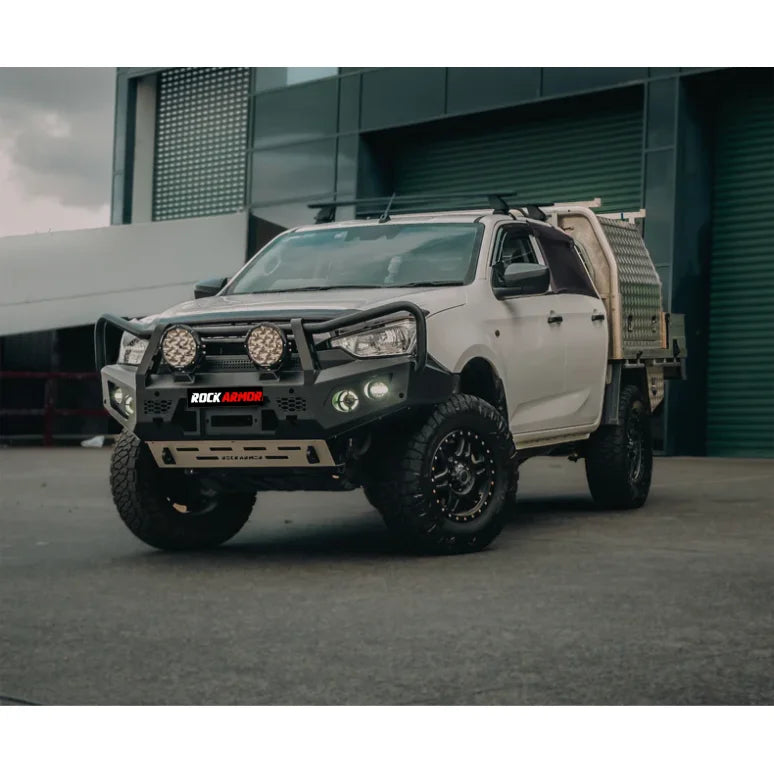 Rockarmor Gt Hoop Steel Bullbar - Isuzu Dmax 08/2020-2024 PFL (Full Bar Replacement) - Winch Bar