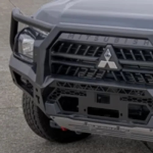 Rockarmor Gt Hoop Steel Bullbar - Mitsubishi Mv Triton 2024 + - Winch Bar