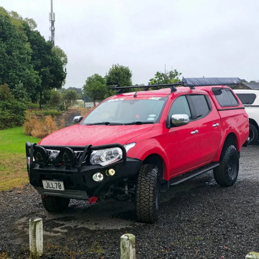 Rockarmor Gt Steel Hoop Bullbar - Mitsubishi Mq Triton (Full Bar Replacement) - Winch Bar