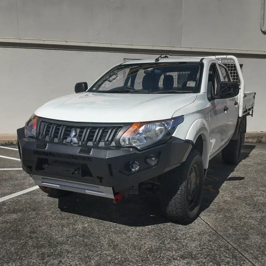 Rockarmor Gt Hoopless Steel Bullbar - Mitsubishi Triton MQ (Full Bar Replacement)