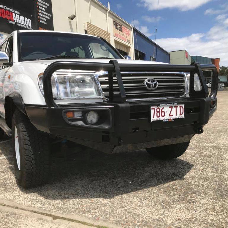 Rockarmor Premium Bullbar Frontal Combo To Suit Toyota Lancdruiser Fj100 1998- 2007Ifs