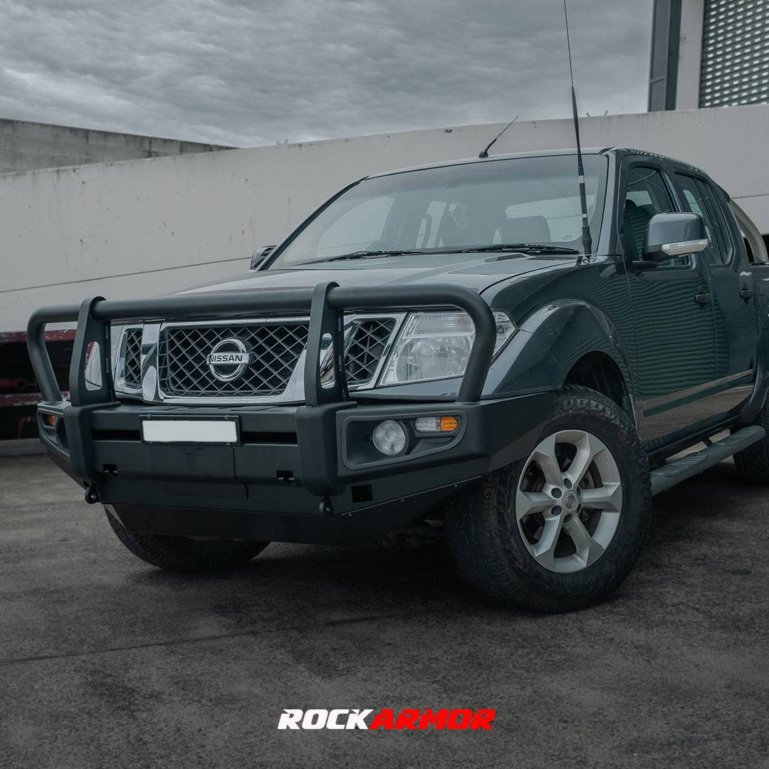 Rockarmor Rock Pack — Nissan Navara D40 2005-2015 Spanish/Thai & Pathfinder R51 | Premium Bullbar + Rock Sliders