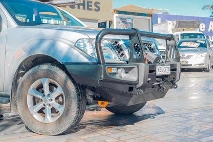 Rockarmor Premium Steel Bullbar - Nissan Navara D40 2005-2015 Spanish/Thai & Pathfinder R51 (Will Not Fit Stx550)(Bar Cu