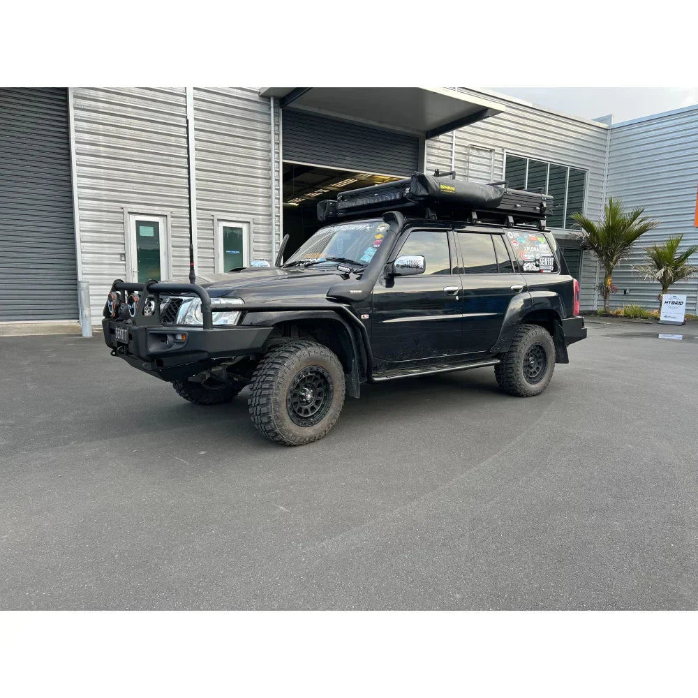 Rockarmor Premium Bullbar Frontal Combo To Suit Nissan Patrol Gu4 2005 To Current (Full Bar Replacement)