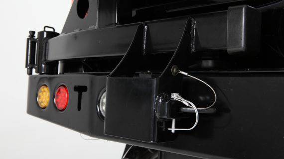 Rockarmor Steel Dual Wheel Carrier - Toyota Landcruiser Fj200 2008 To Current (With Built In Towbar)