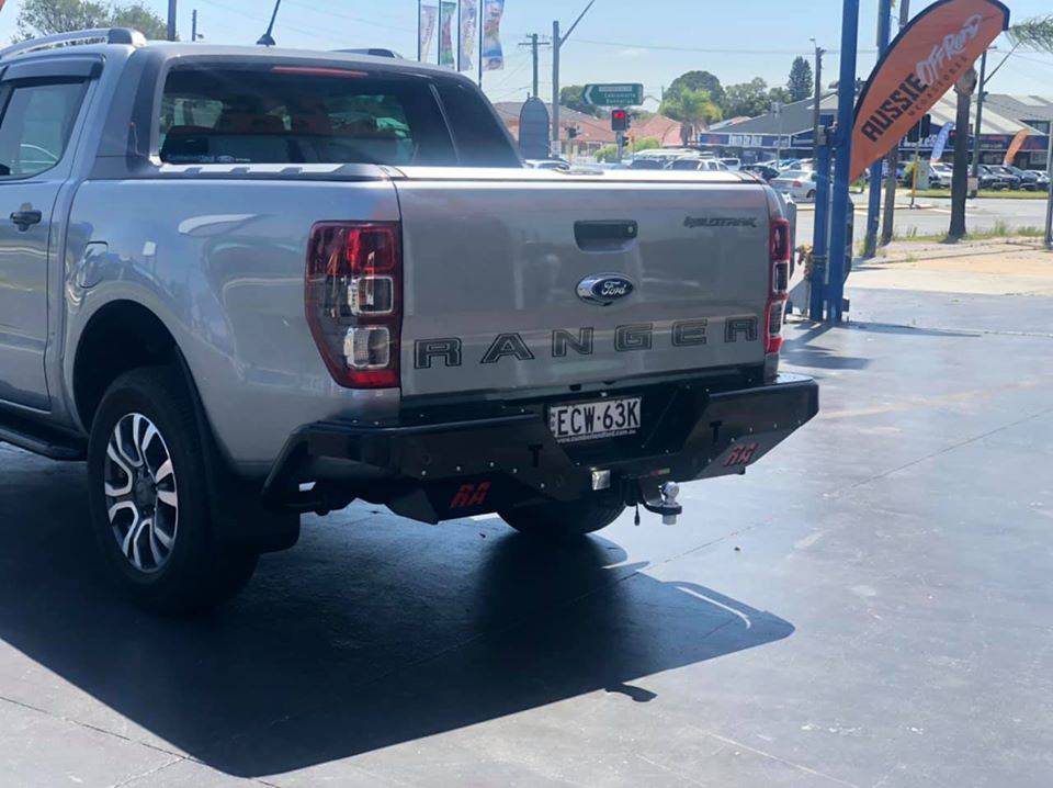 Rockamor Elite Steel Rear Step / Towbar - Ford Ranger Wildtrack 2012-2020