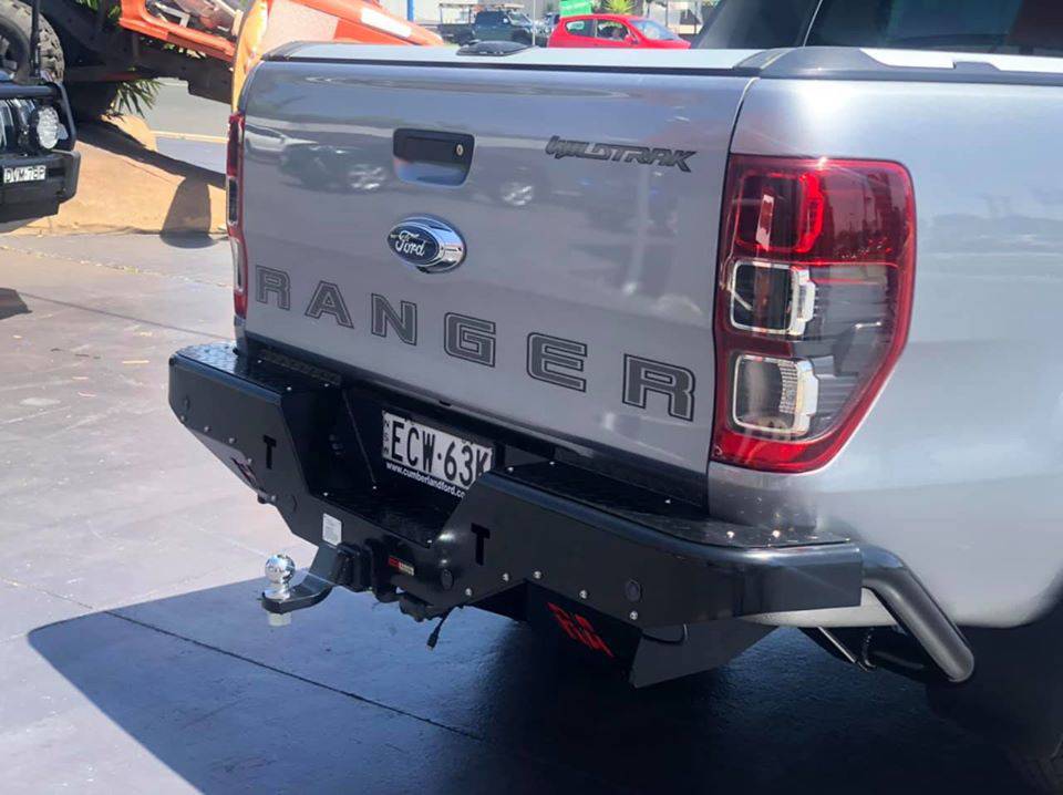 Rockamor Elite Steel Rear Step / Towbar - Ford Ranger Wildtrack 2012-2020