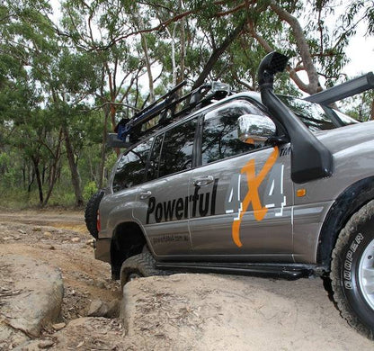 Rockarmor Steel Rockslider Side Steps - Toyota Landcruiser Fj100 Series Ifs 1998-2007