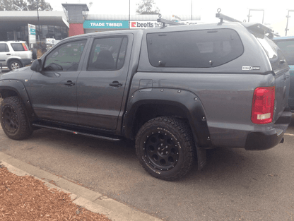 Rockarmor Steel Rockslider Side Steps - Vw Amorok 2010 To Current