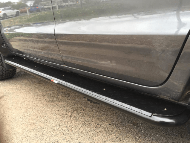 Rockarmor Steel Rockslider Side Steps - Vw Amorok 2010 To Current