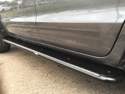Rockarmor Steel Rockslider Side Steps - Vw Amorok 2010 To Current