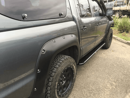 Rockarmor Steel Rockslider Side Steps - Vw Amorok 2010 To Current