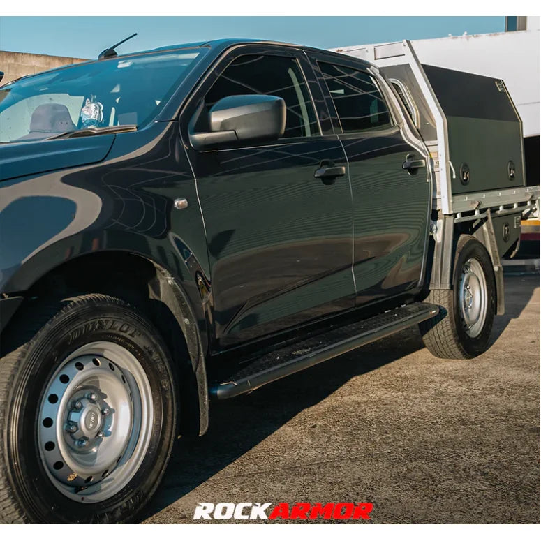 Rockarmor  Steel Rock Sliders Side Steps To Suit Mazda Bt50 08/20+