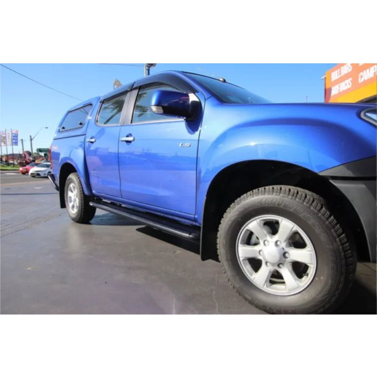 Rockarmor Steel Rockslider Side Steps To Suit Holden Colorado 2012 - Early 2020 Models
