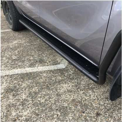 Rockarmor Steel Rockslider Side Steps To Suit Mazda Bt50 Dual Cab/Extra Cab 2012-2020