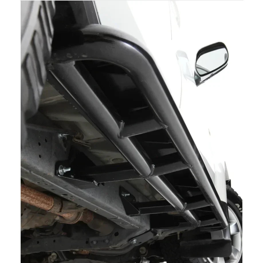 Rockarmor Steel Rockslider Side Steps To Suit Toyota Prado Fj120 Series 2003-2009