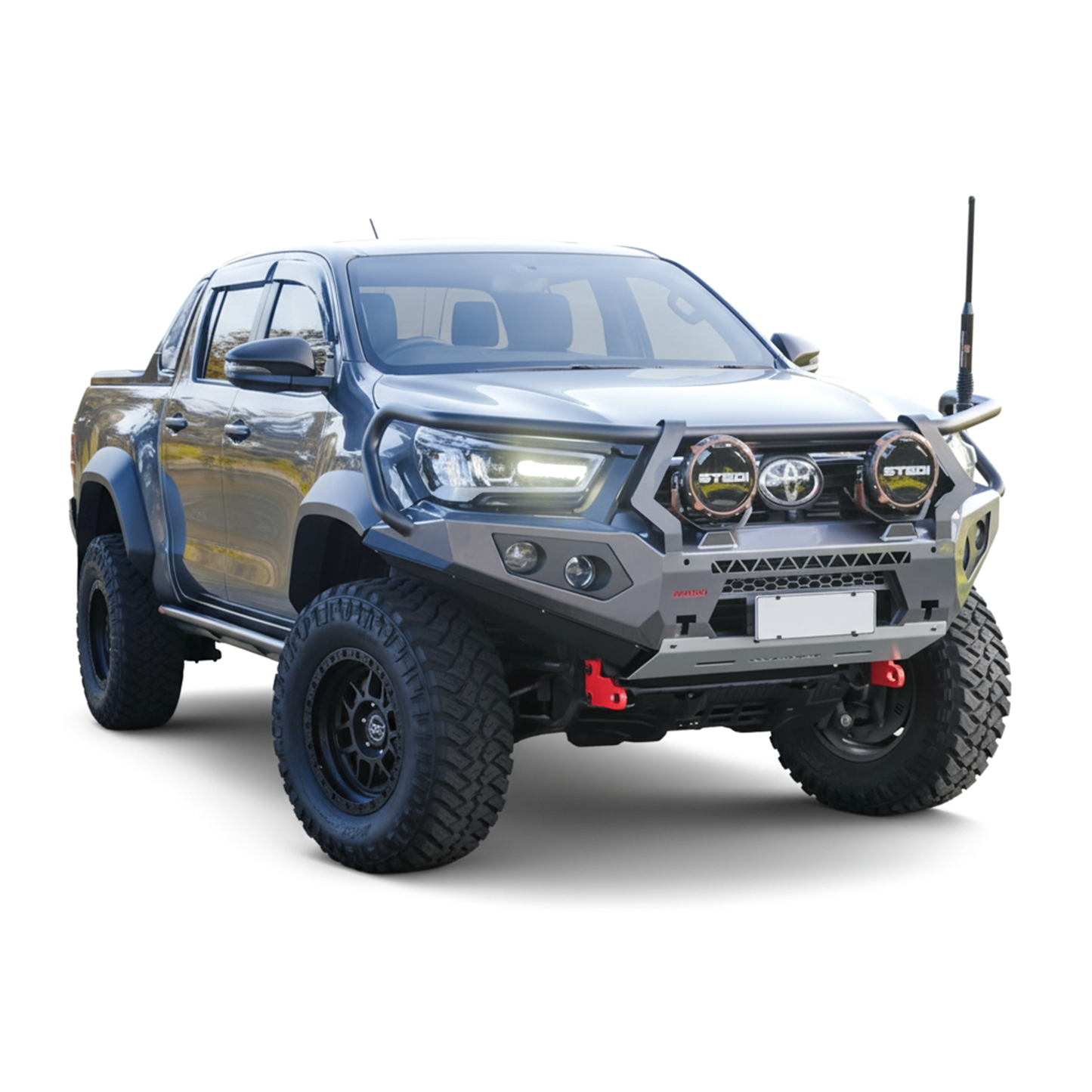 Rockarmor Gt Hoop Steel Bullbar - Toyota Hilux 2022 to Current Widebody (Full Bar Replacement)